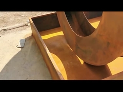 ميزة المياه الكهربائية القابلة للتخصيص من الفولاذ الكورتين للتصميم المعماري