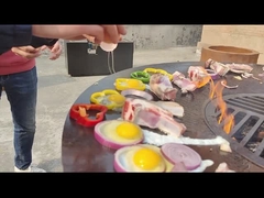 فرن بيتزا محمول محطم فولاذي بوبك شواية بسهولة تجميع في الهواء الطلق