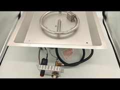 محرقة غازية مستطيلة خارجية قابلة للتخصيص في الداخل