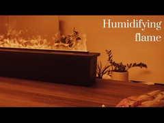 مدفأة الضباب الكهربائية ذات الصوت الخفيف - مدفأة بخار الماء واقعية ومأمنة