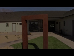 بركة كورتن فولاذي شلالات شلالات شفرة شلالات تخصيص المساحة قابلة للتخصيص